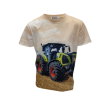 Jongens shirt tractor Claas korte mouw