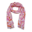 Remo Fashion Viscose sjaal grafische print roze