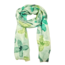 Remo Fashion Viscose sjaal met bloempatroon groen