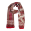 Remo Fashion Sjaal met print in fuchsia met crème