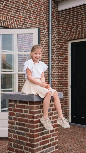 Meisjes rok Nora - beige *