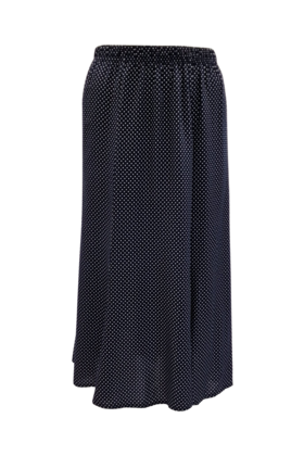 Dames rok Alice - donkerblauw/wit *