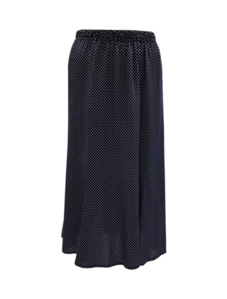 Dames rok Alice - donkerblauw/wit *