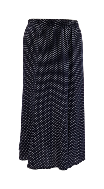 Dames rok Alice - donkerblauw/wit *