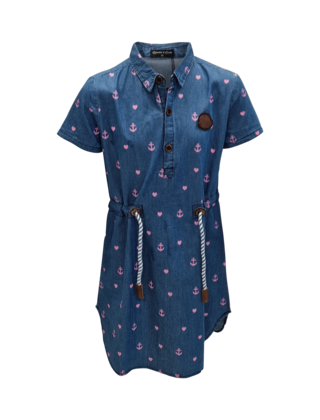 Meisjes jurk Vera - blauw *