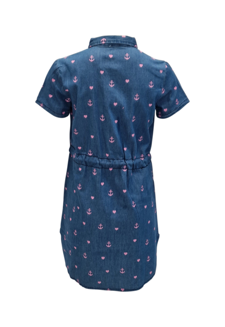 Meisjes jurk Tess  Vera - blauw *