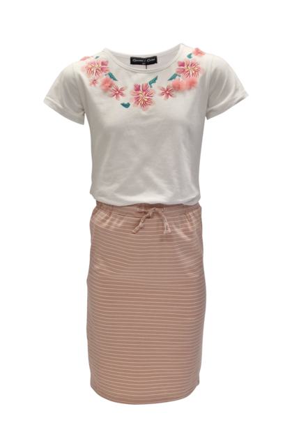 Meisjes rok Lina - roze  *