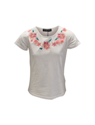 Meisjes shirt Sanne - wit *