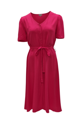 Dames  jurk Lize - fuchsia rose  *