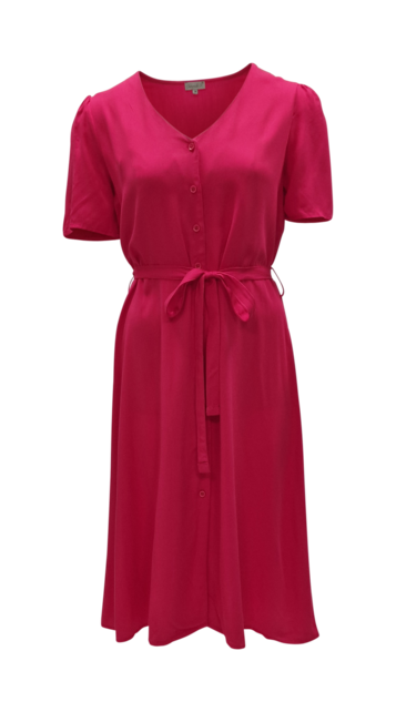 Dames  jurk Lize - fuchsia rose  *