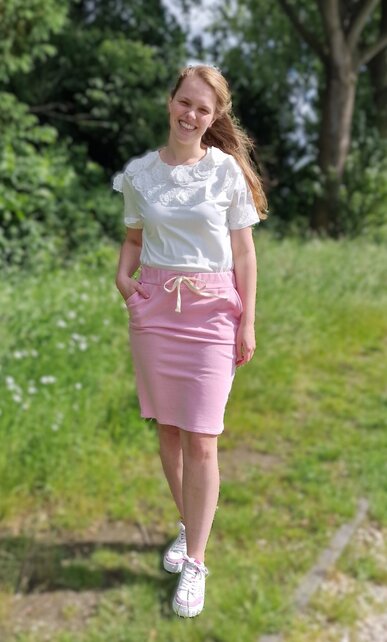 Dames rok Judy - roze *
