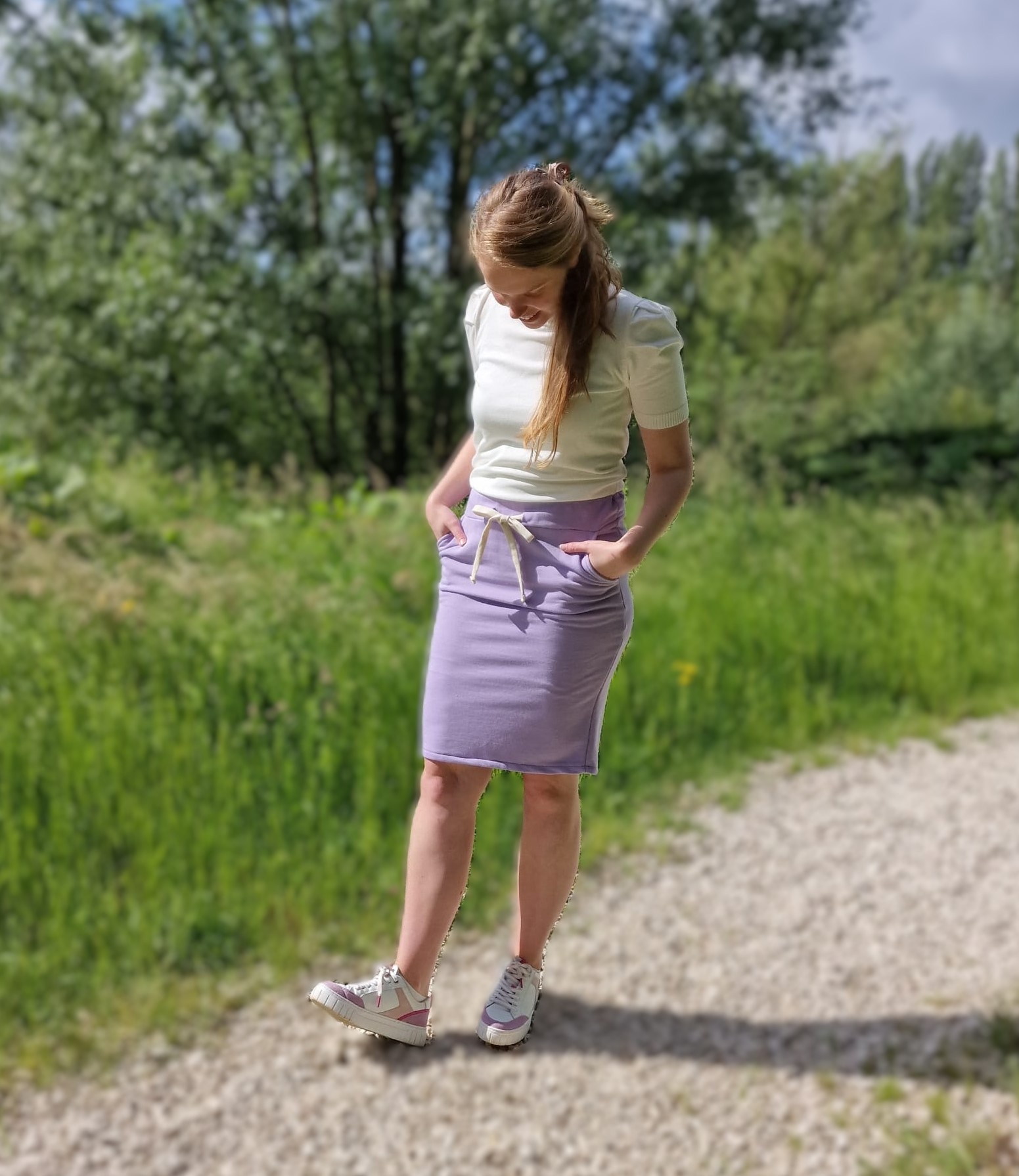 Lila rok dames hotsell