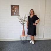 Dames  jurk Lize - zwart  *