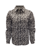 Dames blouse Ellie - zwart/wit