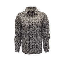 Dames blouse Ellie - zwart/wit