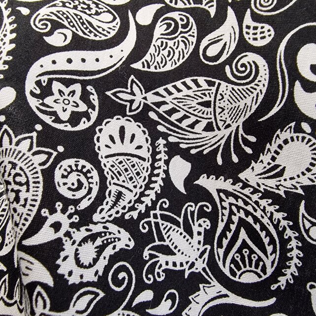 Dames blouse Ellie - zwart/wit