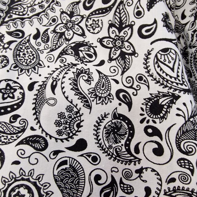 Dames blouse Ellie - wit/zwart