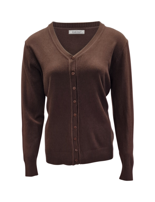 Dames vest Karin - bruin