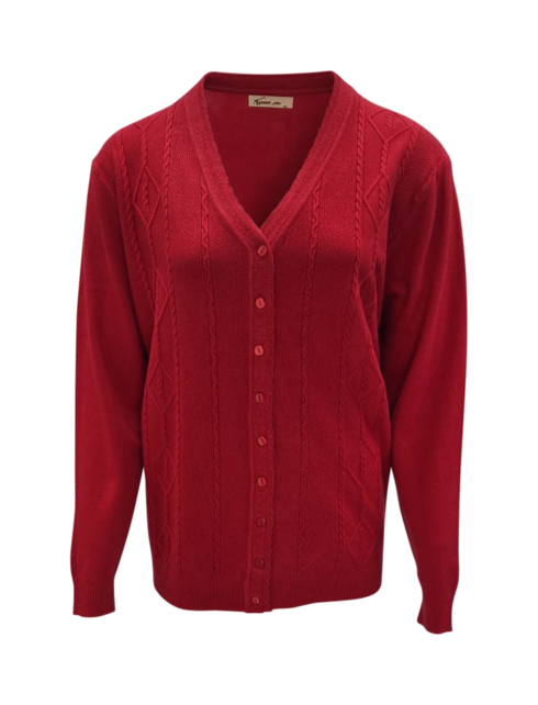 Dames vest Fien - rood *