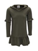 Meisjes jurk Floor - olijfgroen *