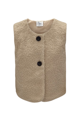 Meisjes gilet Rhodé - beige *