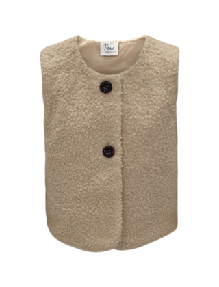 Meisjes gilet Rhodé - beige *