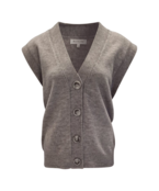 Dames mouwloos vest Mirjam - grijs