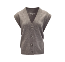 Dames mouwloos vest Mirjam - grijs