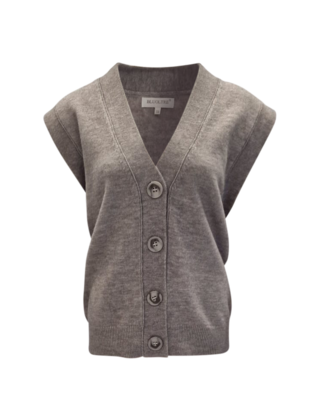 Dames mouwloos vest Mirjam - grijs