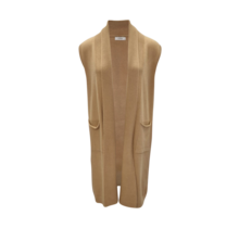 Dames mouwloos vest Silvia - camel