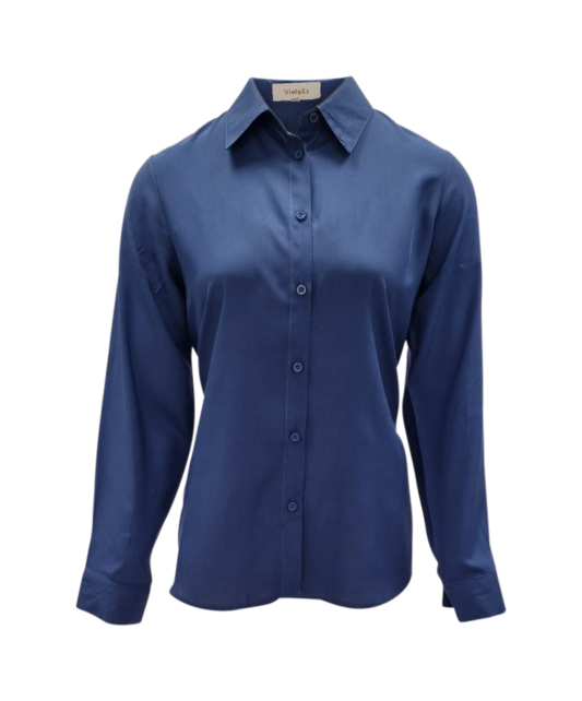 Dames blouse Merel - blauw *