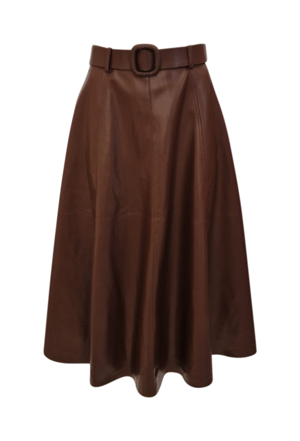 Dames rok Mirella - bruin