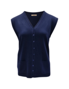 Dames mouwloos vest  Janna - donkerblauw
