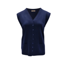 Dames mouwloos vest  Janna - donkerblauw