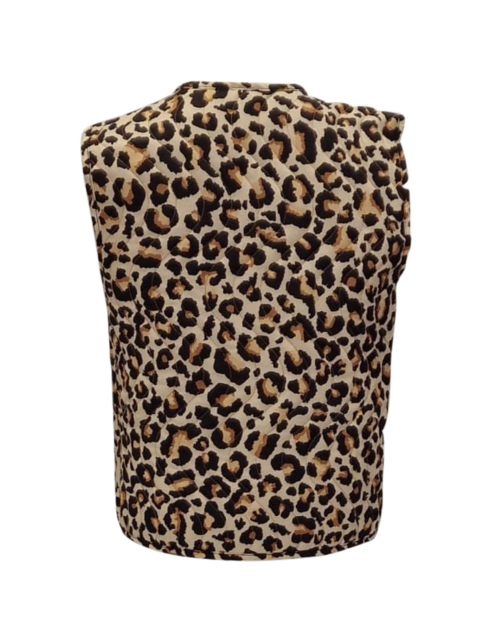 Meisjes gilet Nina - khaki/zwart *