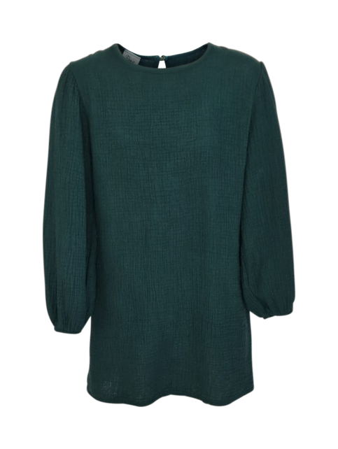 Meisjes jurk Aniek - donkergroen *