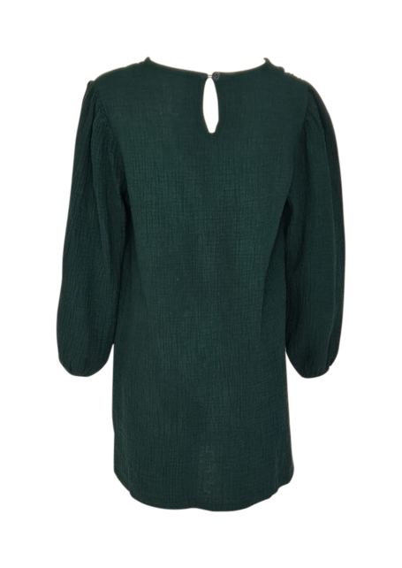 Meisjes jurk Aniek - donkergroen *