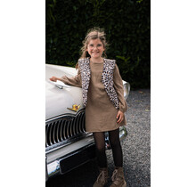 Meisjes jurk Aniek - bruin *