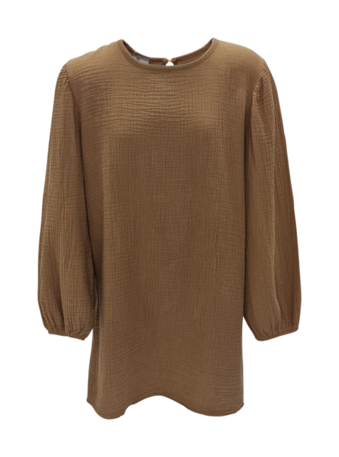 Meisjes jurk Aniek - bruin *