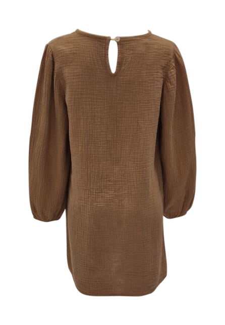 Meisjes jurk Aniek - bruin *