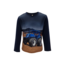 Jongens shirt tractor New Holland lange mouw - donkerblauw
