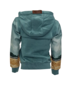 Meisjesvest met paard - groen *