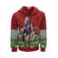 Meisjesvest met paard - rood *