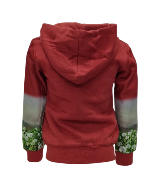 Meisjesvest met paard - rood *