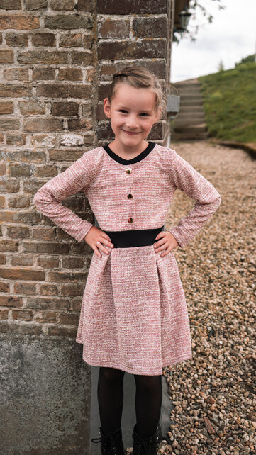 Meisjes jurk Kaitlyn - roze *