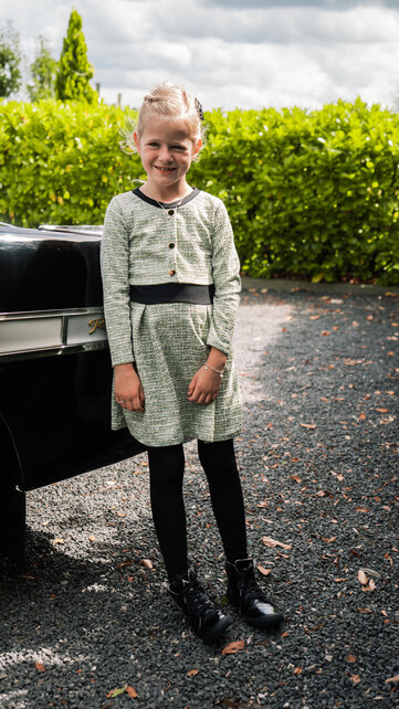 Meisjes jurk Kaitlyn - groen *