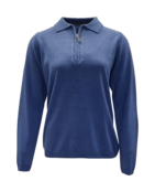 Dames trui Tineke - jeansblauw *