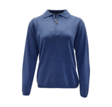 Dames trui Tineke - jeansblauw *