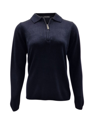 Dames trui Tineke - donkerblauw