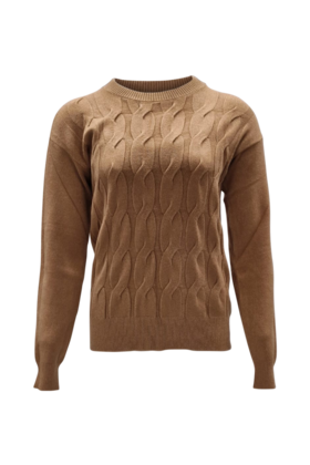 Dames trui Jenna -  cognac